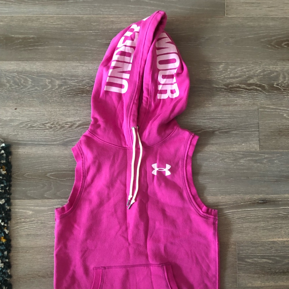 Under armour sleeveless hoodie
